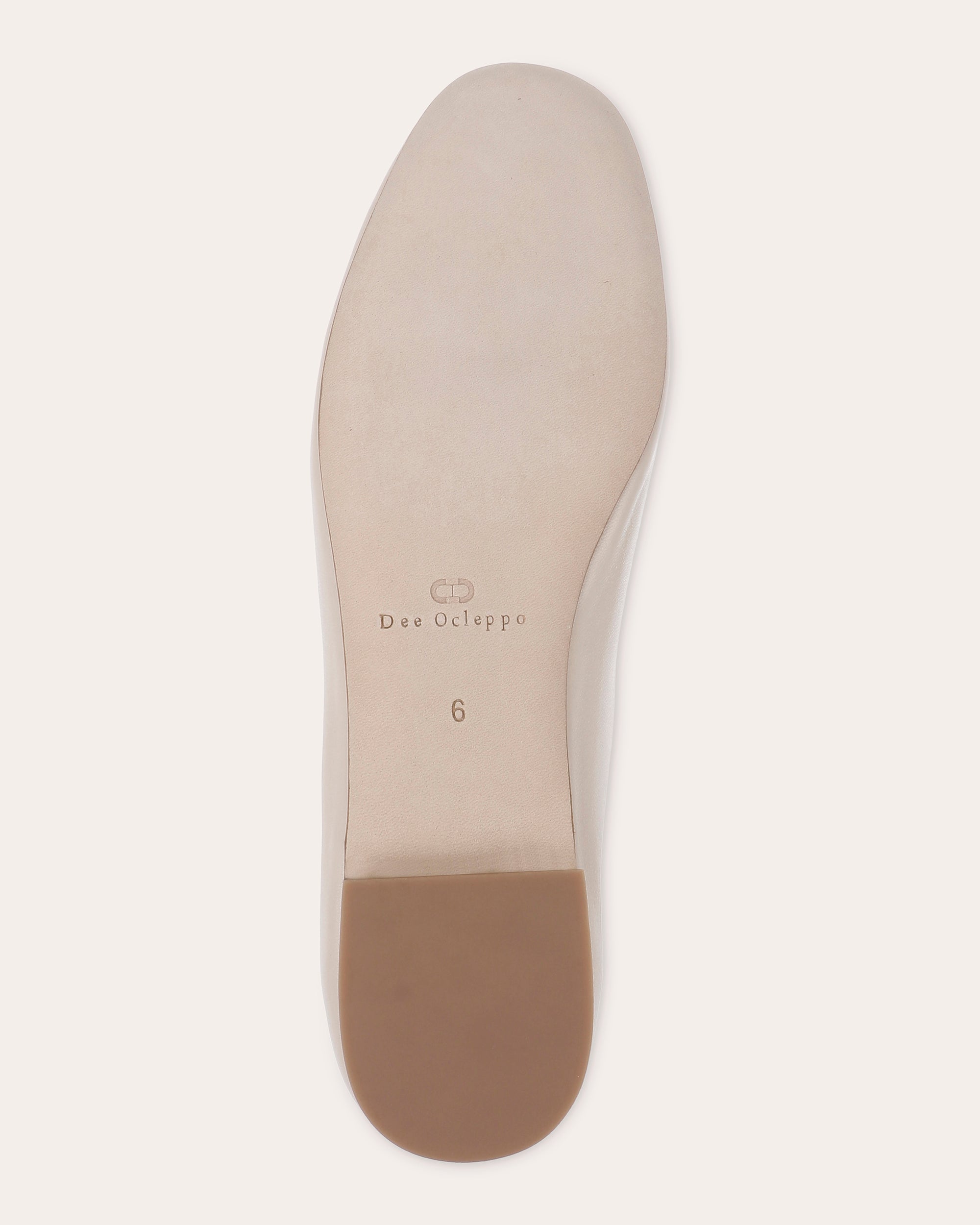 Dixon Bow-Embellished Leather Ballet Flat