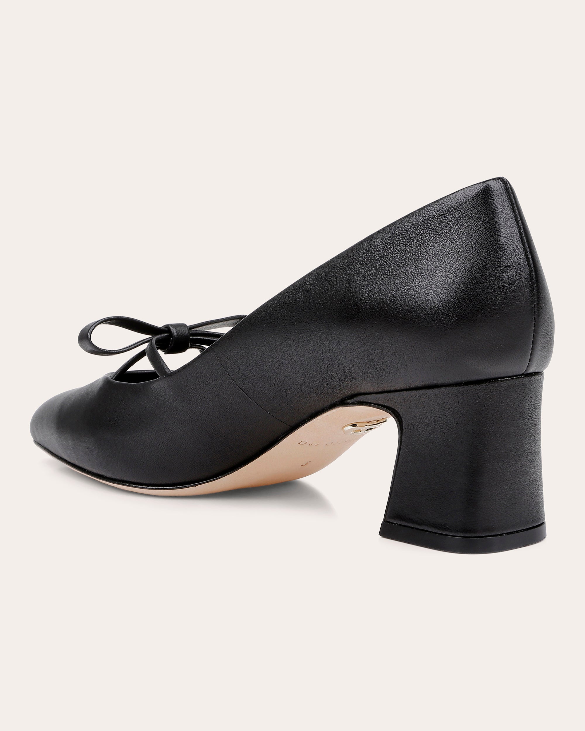 Zion Bow-Embellished Leather Pump