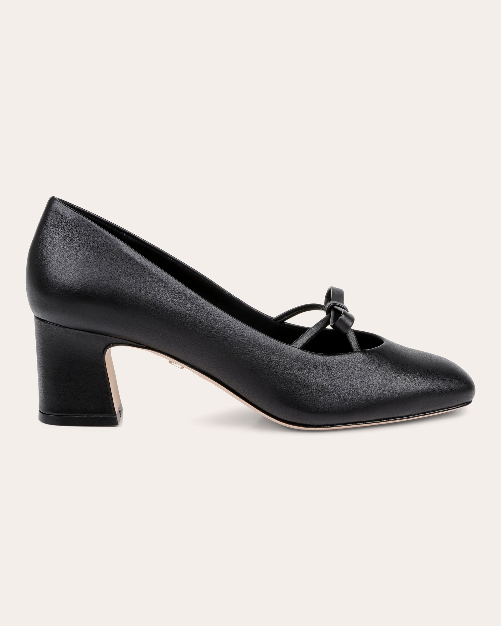 Zion Bow-Embellished Leather Pump