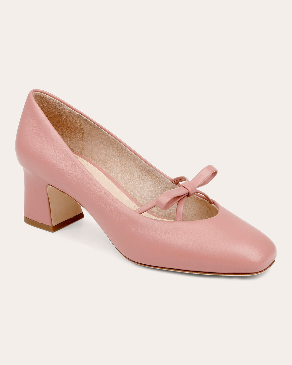 Zion Bow-Embellished Leather Pump