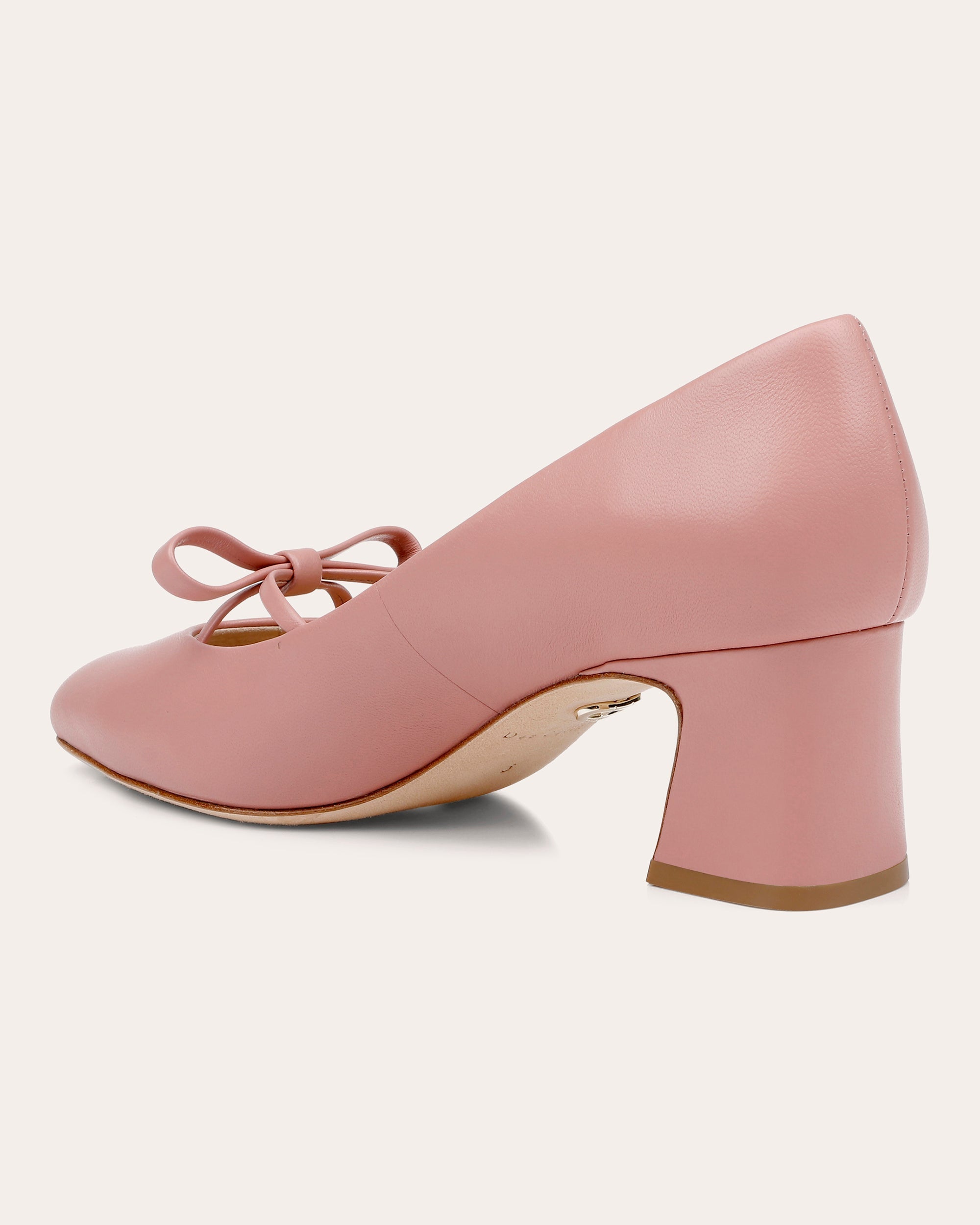 Zion Bow-Embellished Leather Pump