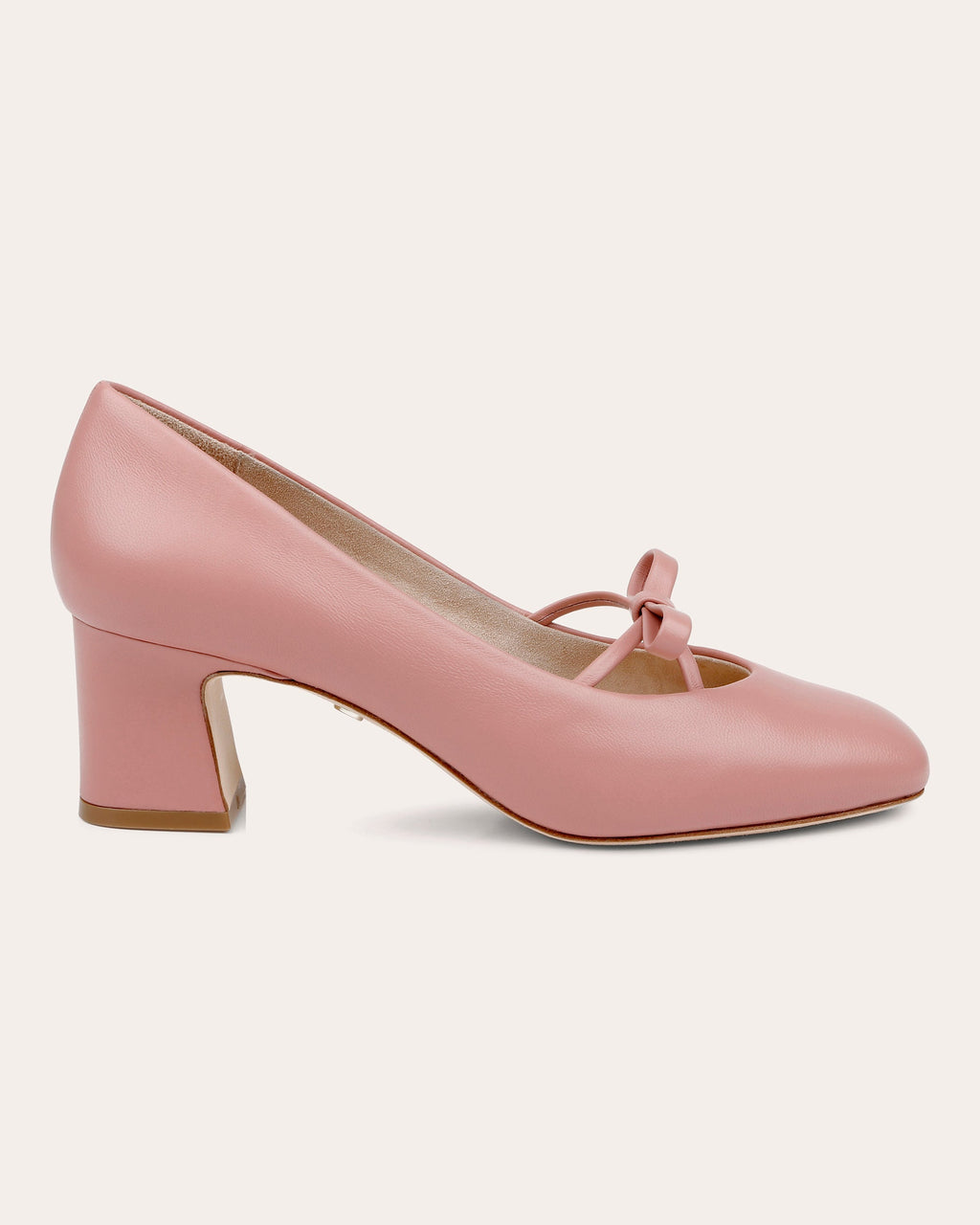Zion Bow-Embellished Leather Pump