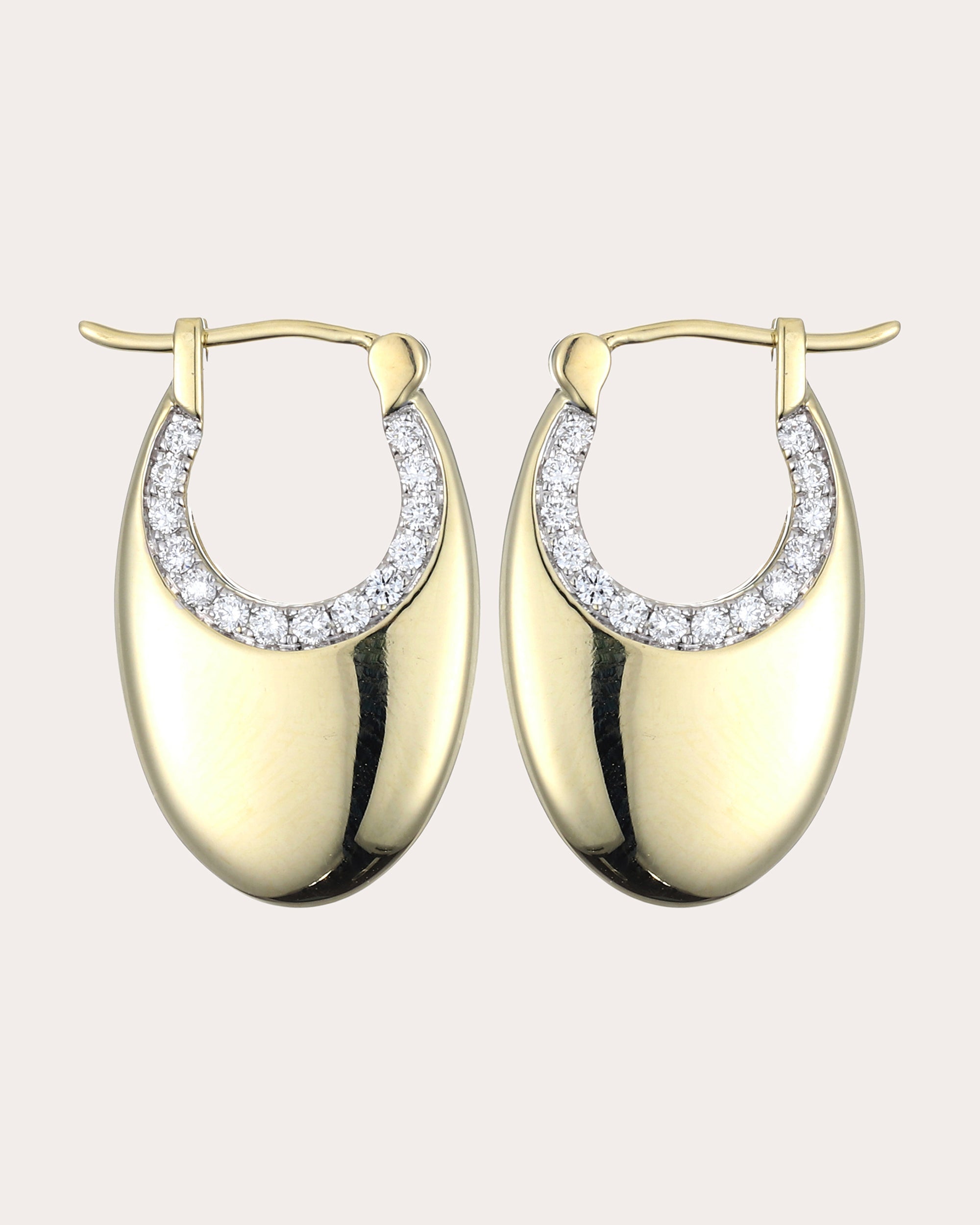 6th Orbit 14K Gold Diamond Earrings