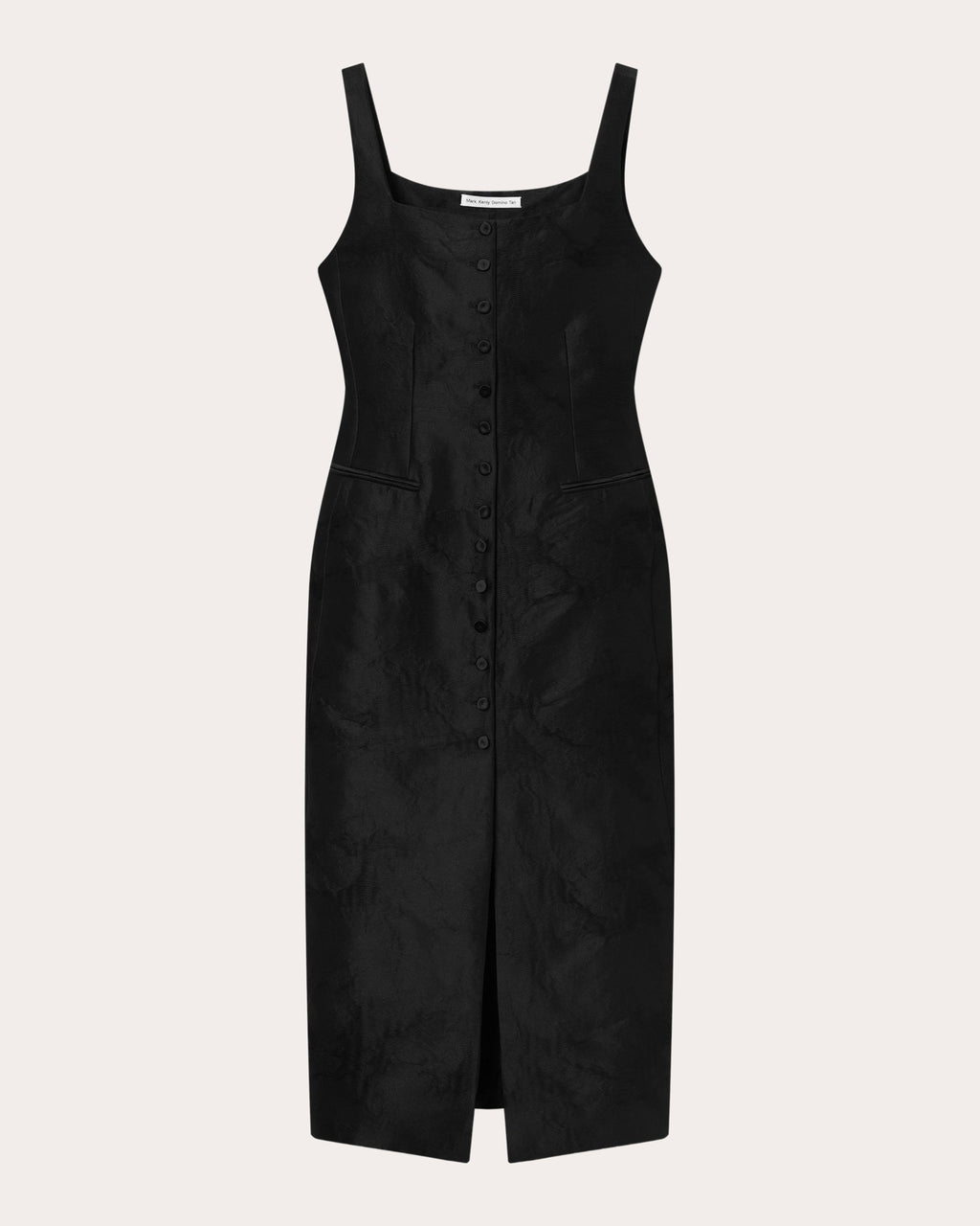 Dova Techno-Jacquard Midi Dress
