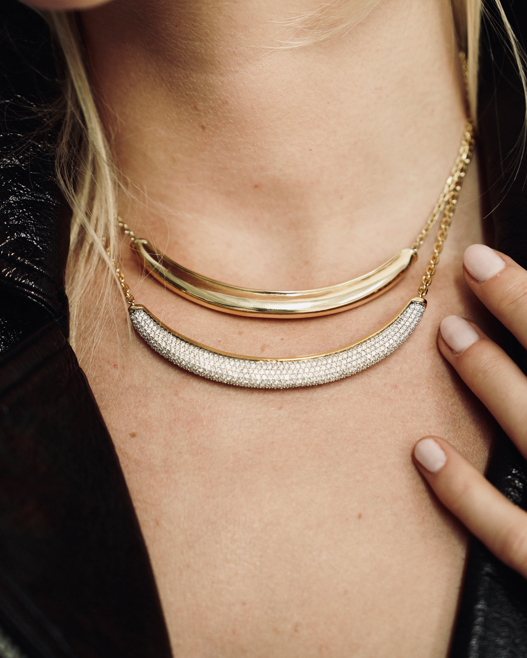 Luna 18K Gold Necklace