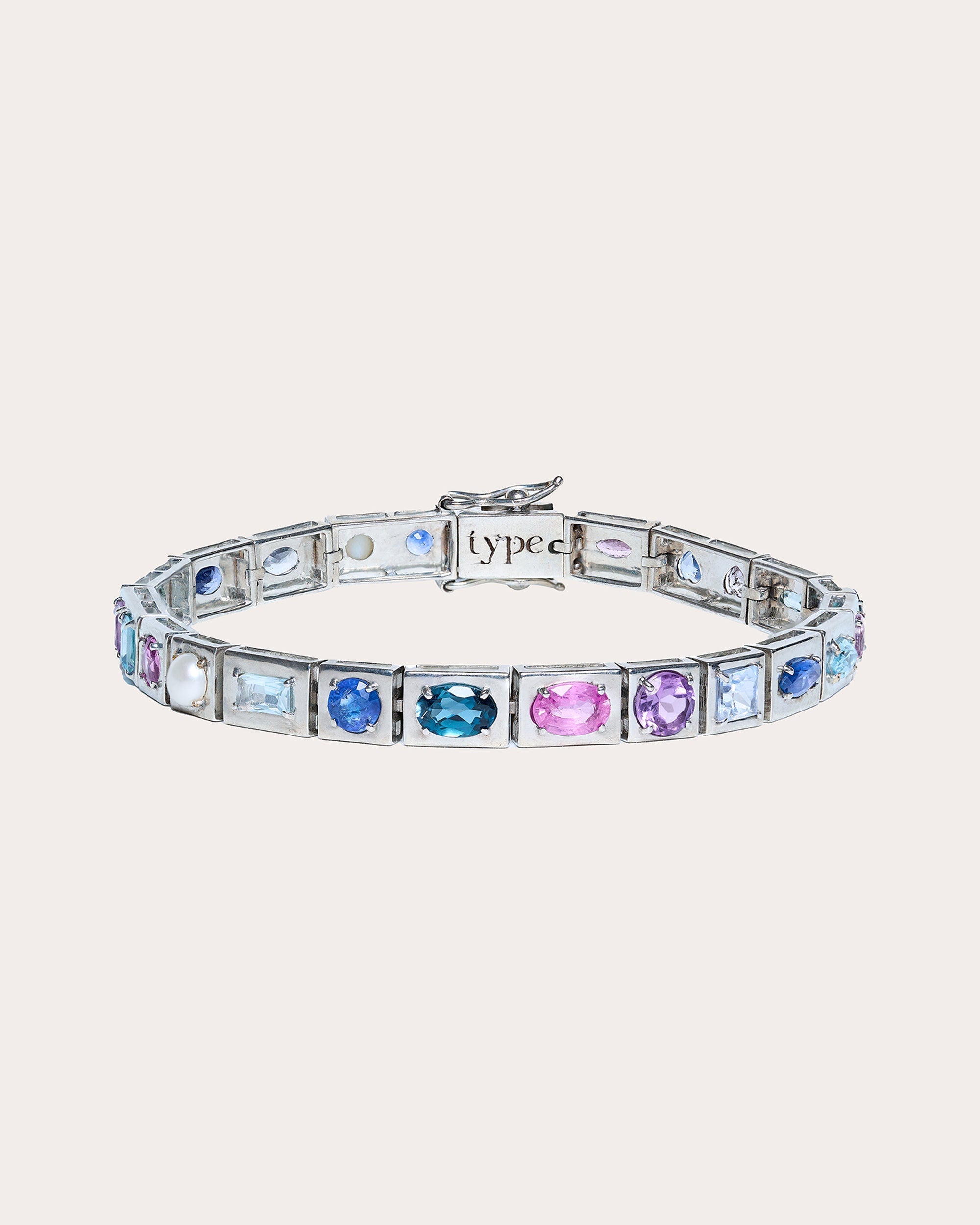 l'Ego 14K Gold Pearl and Multi-Stone Bracelet