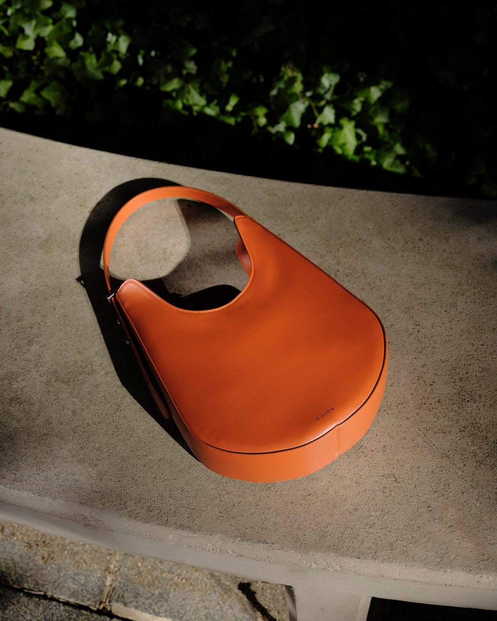 Lunar Leather Shoulder Bag