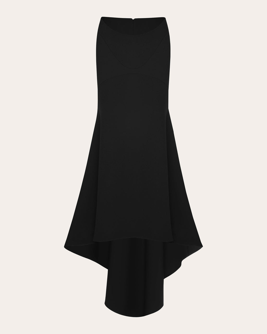 May Asymmetric Crepe Maxi Skirt