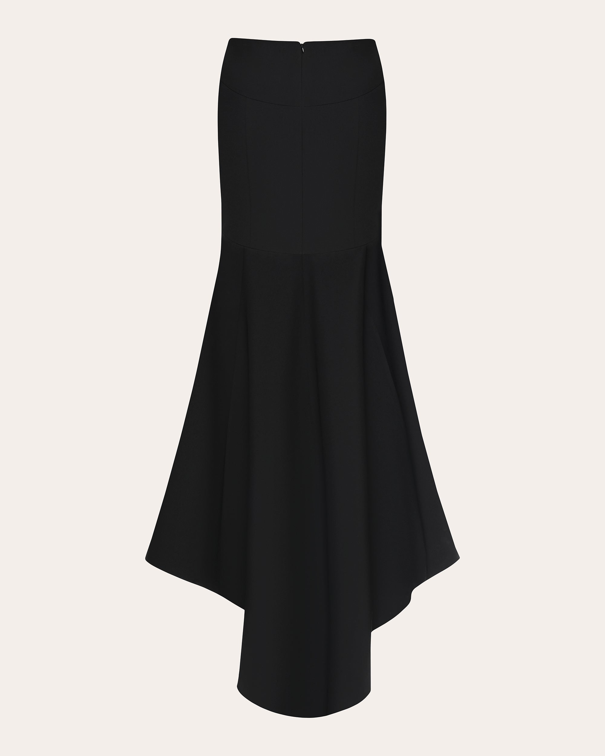May Asymmetric Crepe Maxi Skirt