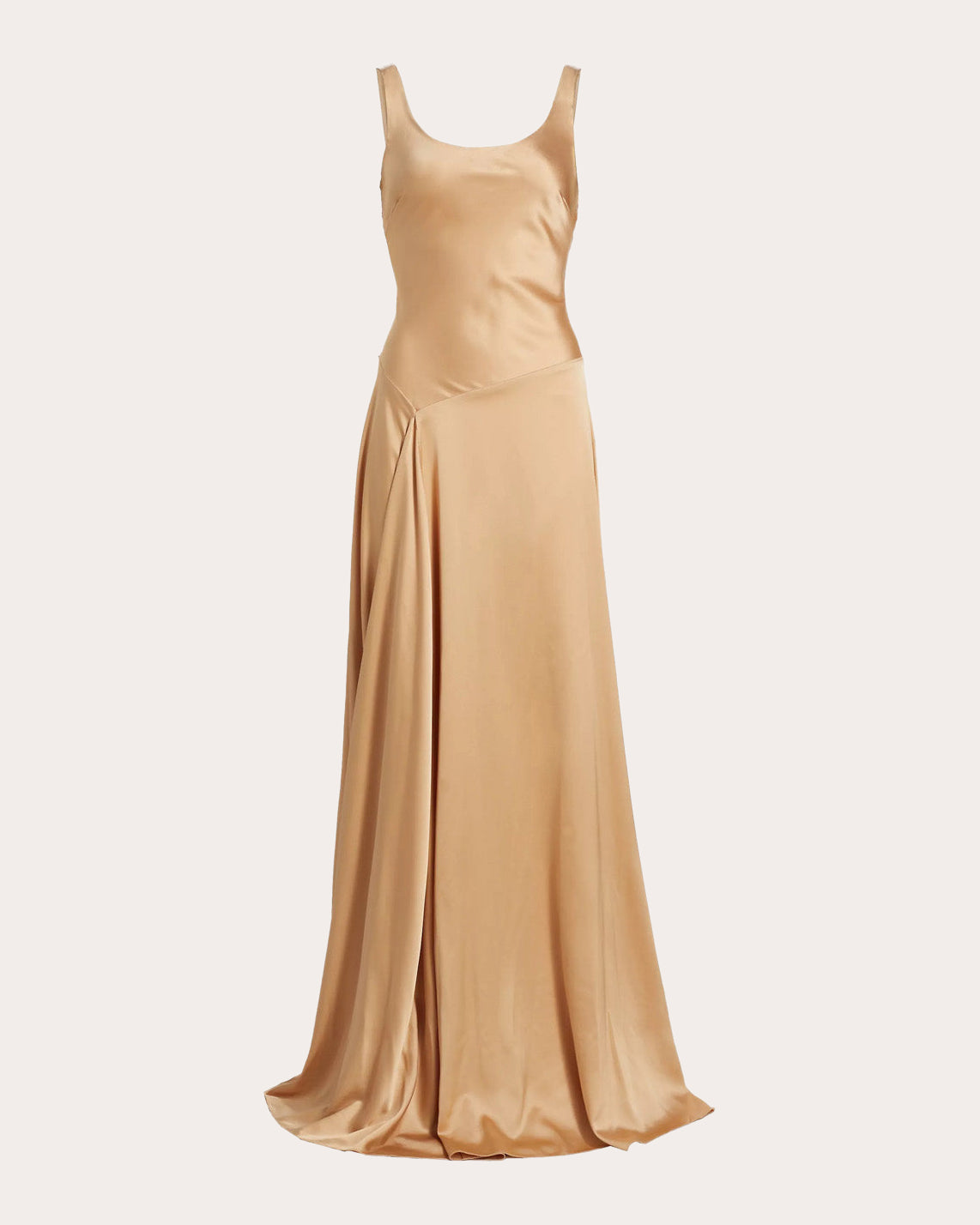 Deepika Bias-Cut Silk-Charmeuse Gown