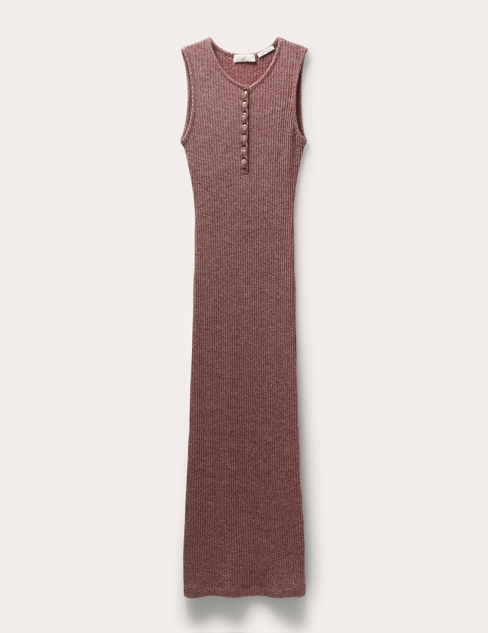 Dimanche Rib Button Dress