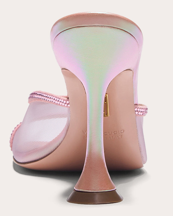 Candy 95 Swarovski Crystal Embellished Mesh Mule
