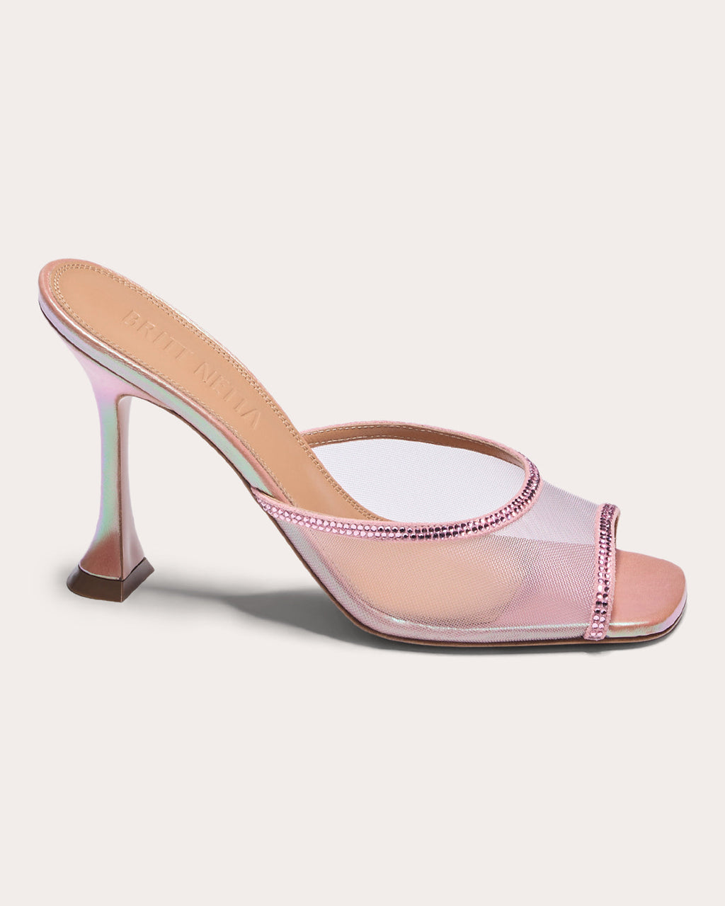 Candy 95 Swarovski Crystal Embellished Mesh Mule