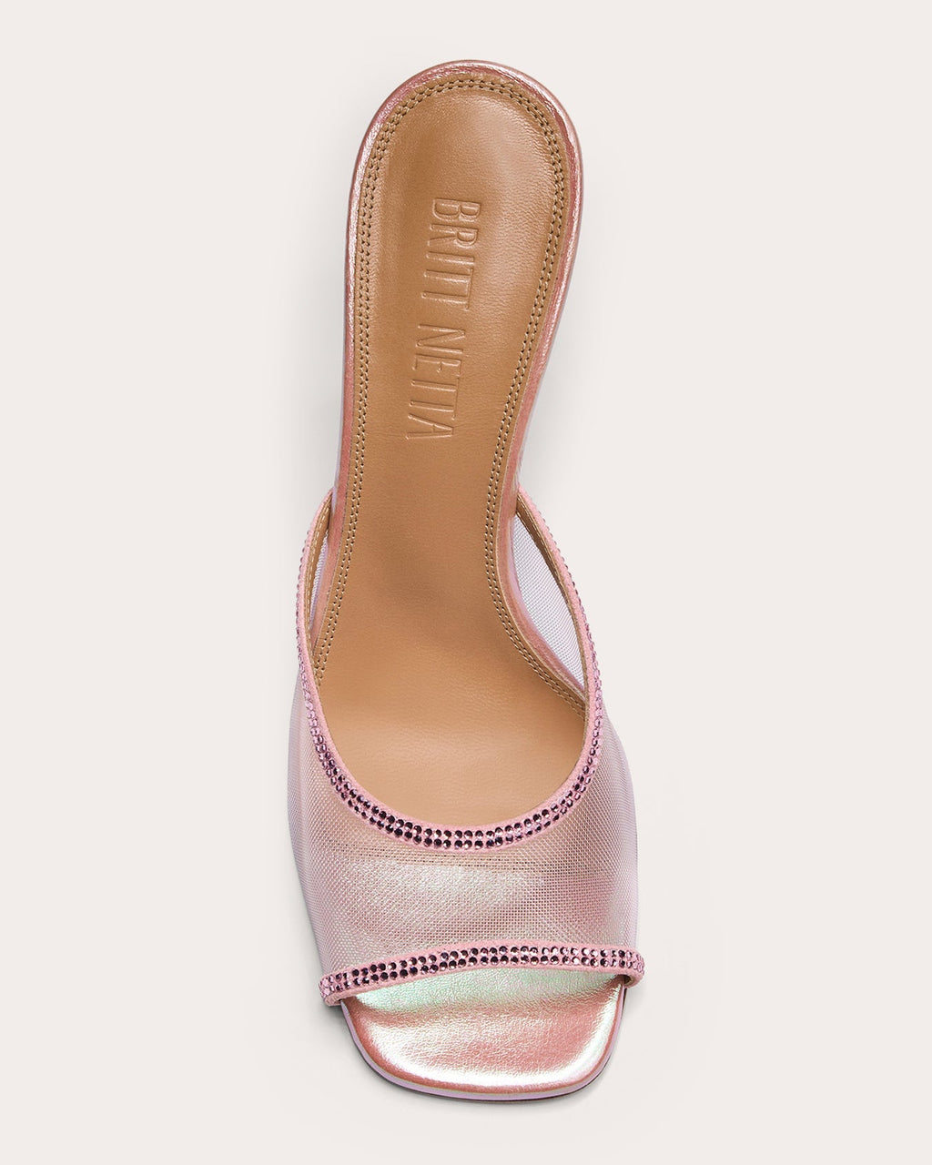 Candy 95 Swarovski Crystal Embellished Mesh Mule