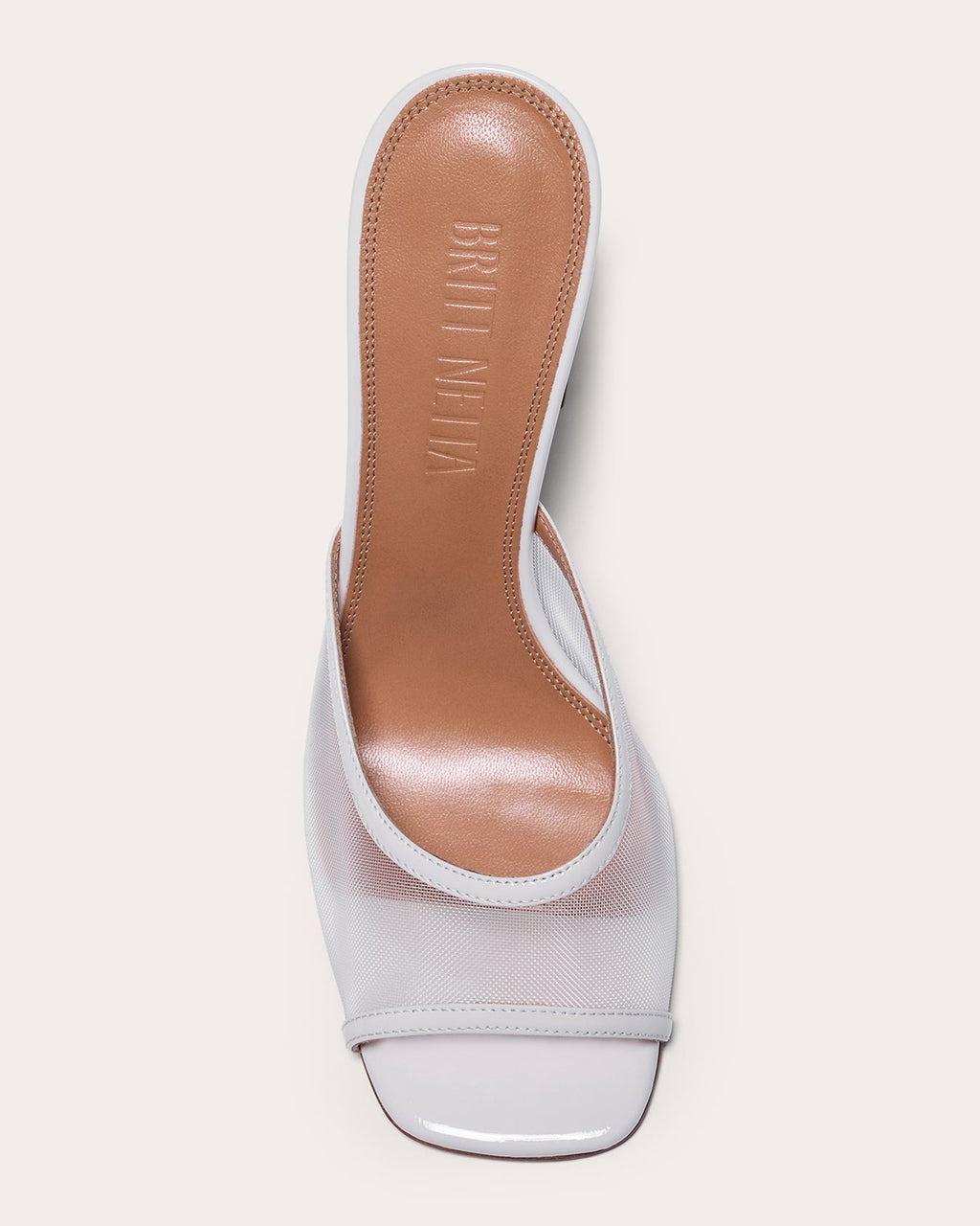 Candy 95 Leather Trimmed Mesh Mule