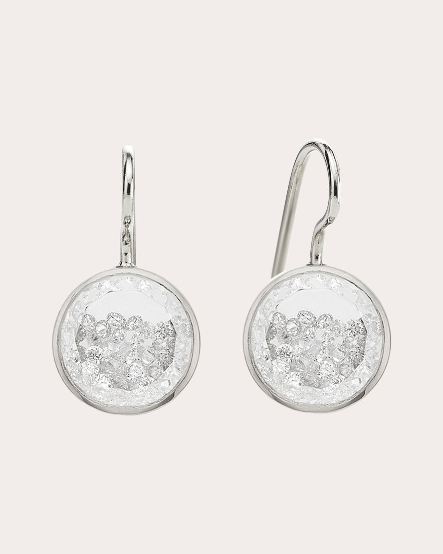 Naipe 18K White Gold Diamond Shaker Earrings