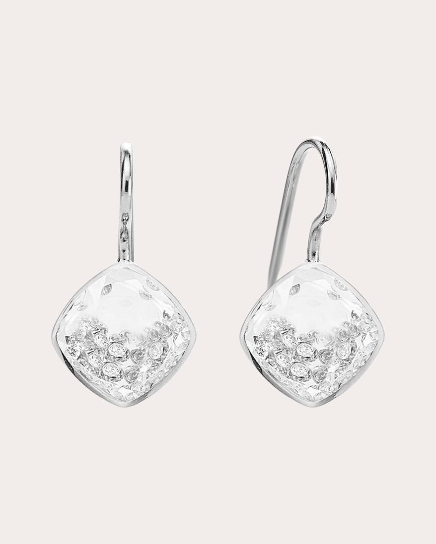 Naipe 18K Gold Diamond Shaker Earrings