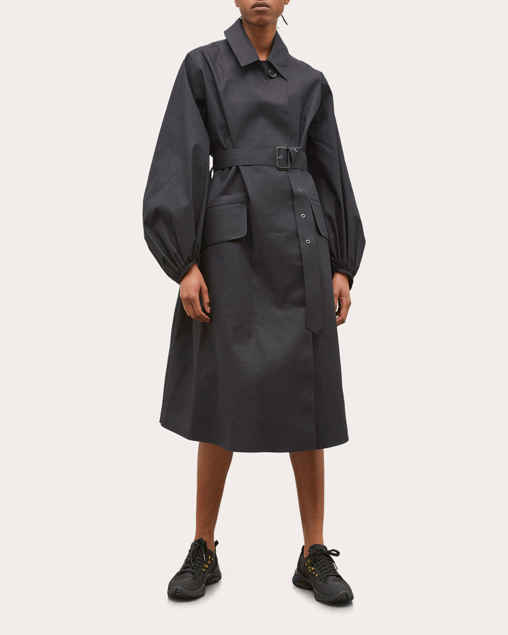 Helen Bonded-Cotton Coat