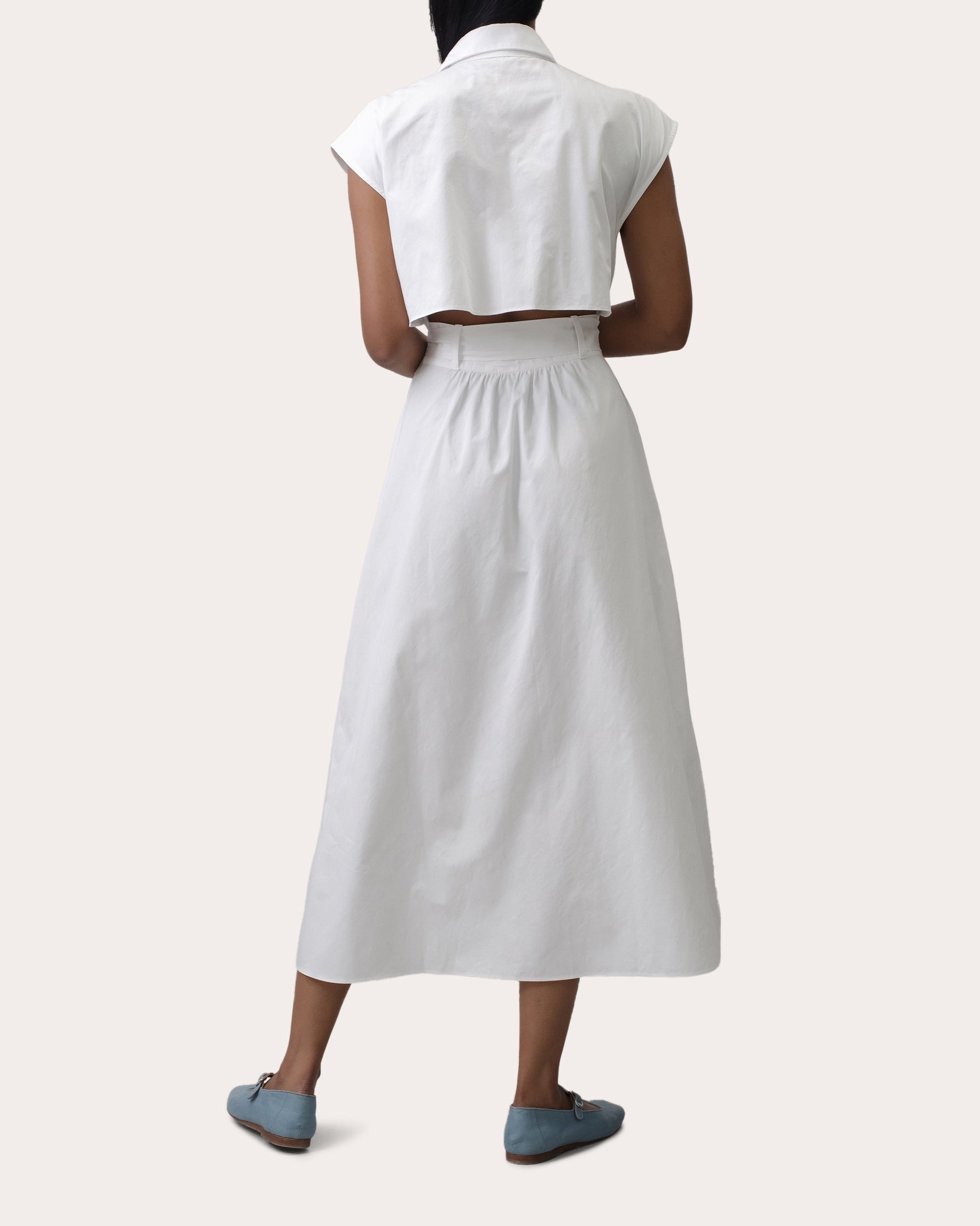 Parker Cotton-Poplin Midi Dress