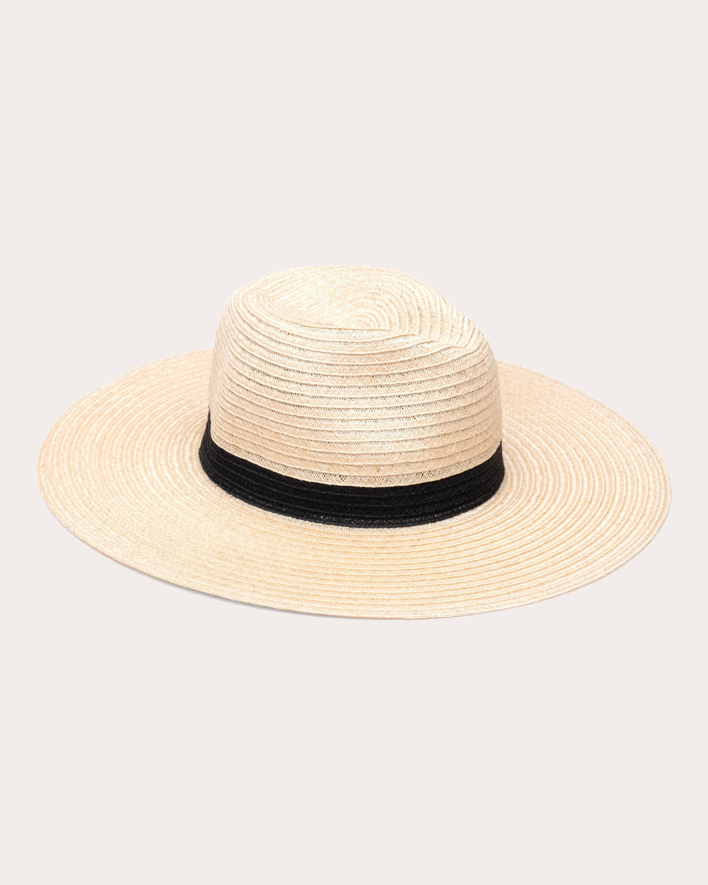 Emmanuelle Grosgrain-Trimmed Woven Hemp Fedora