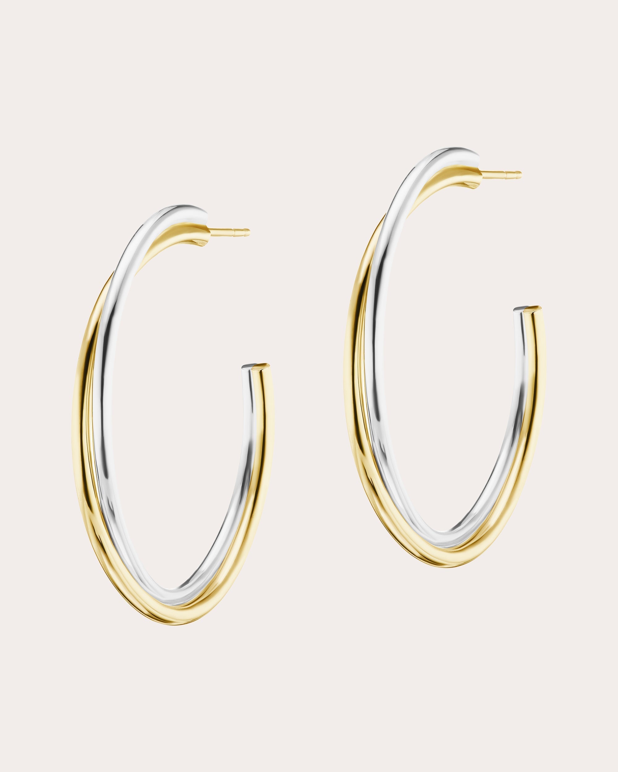 Layered Statement Hoop Earrings