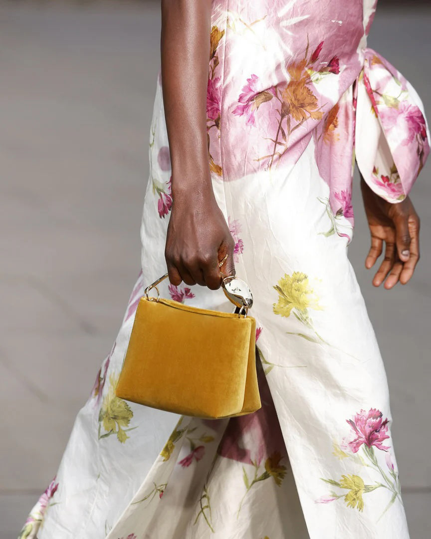Mini Bloom Velvet Bag