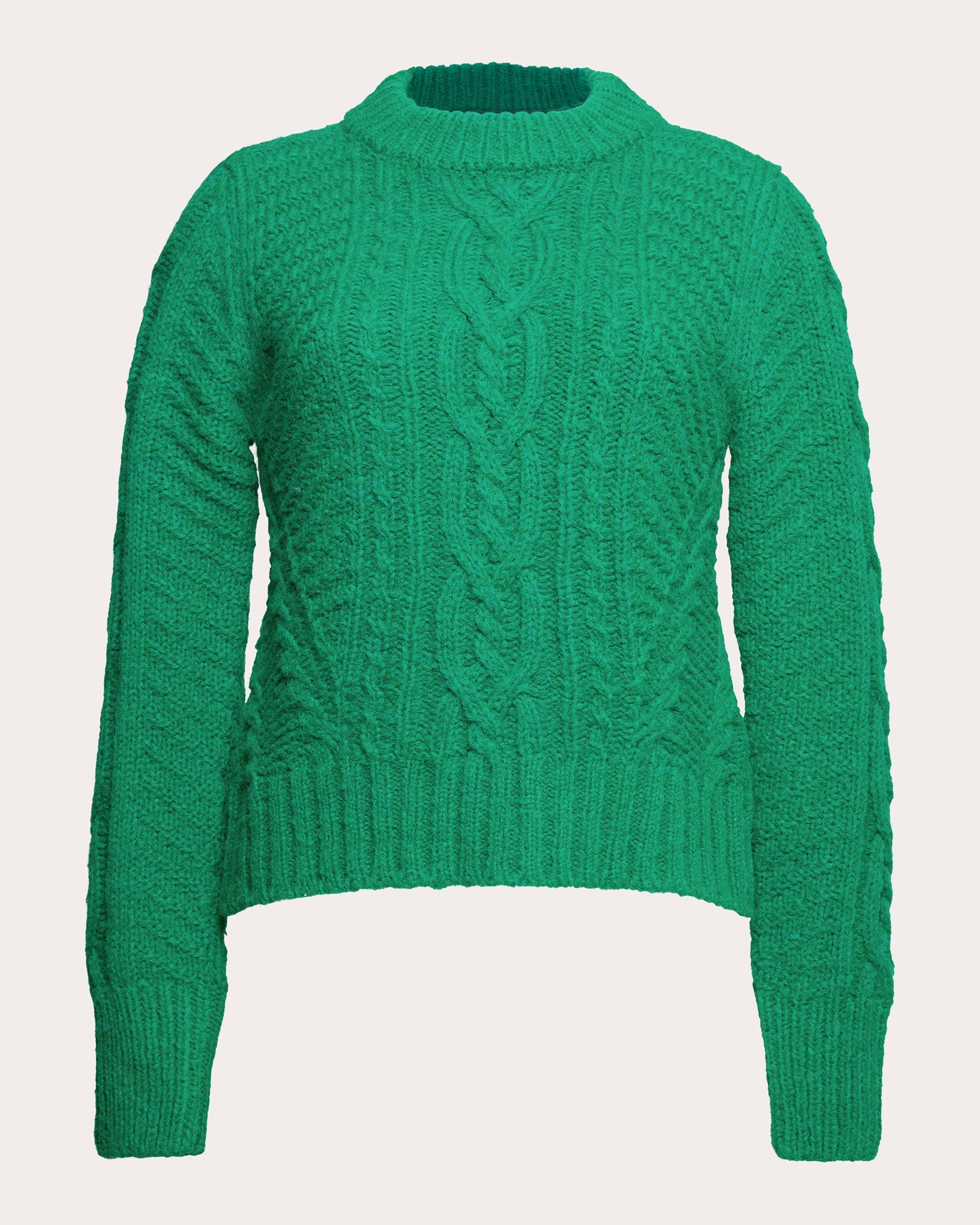 Carly Cable-Knit Alpaca-Blend Sweater