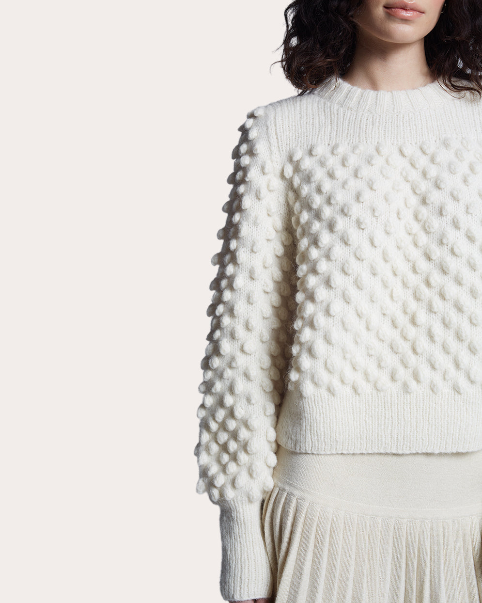 Camila Textured Alpaca-Blend Sweater