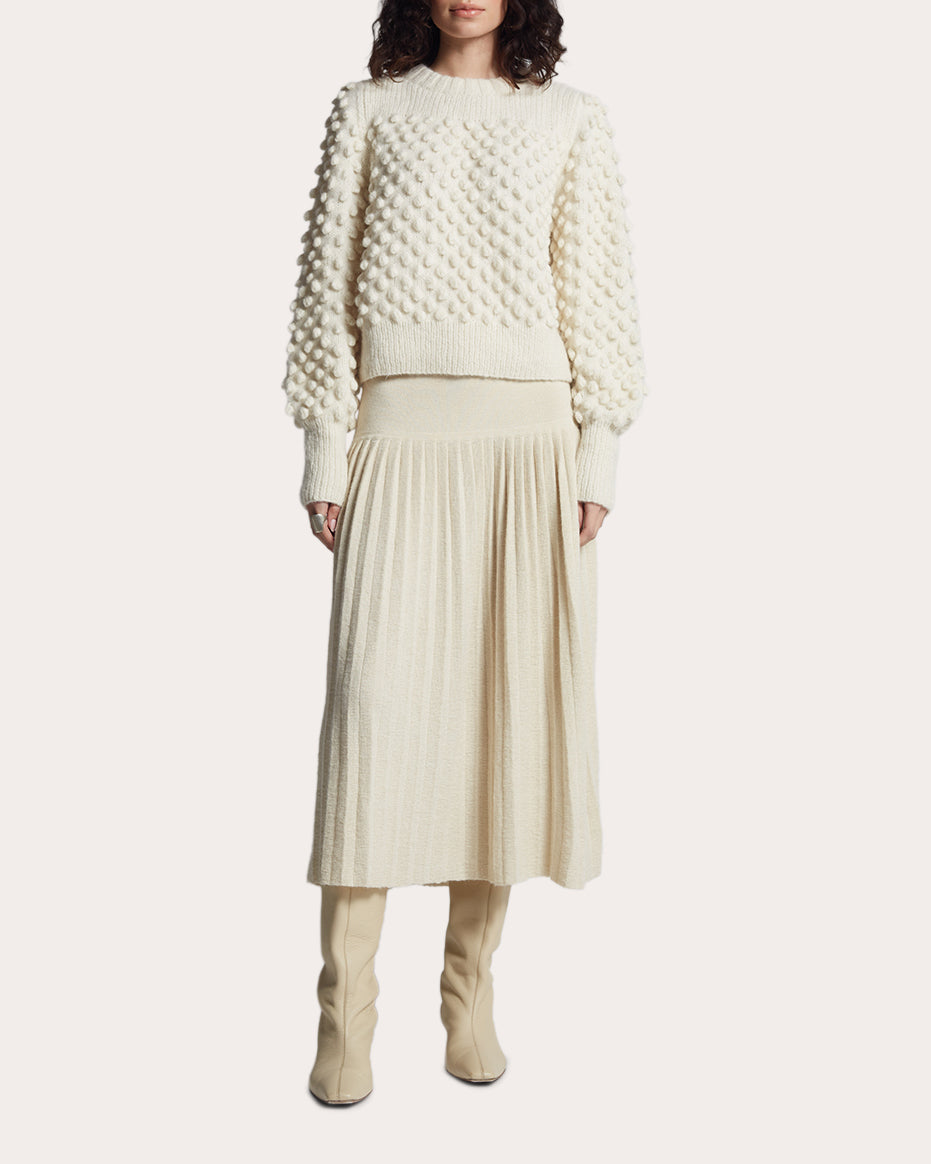 Camila Textured Alpaca-Blend Sweater