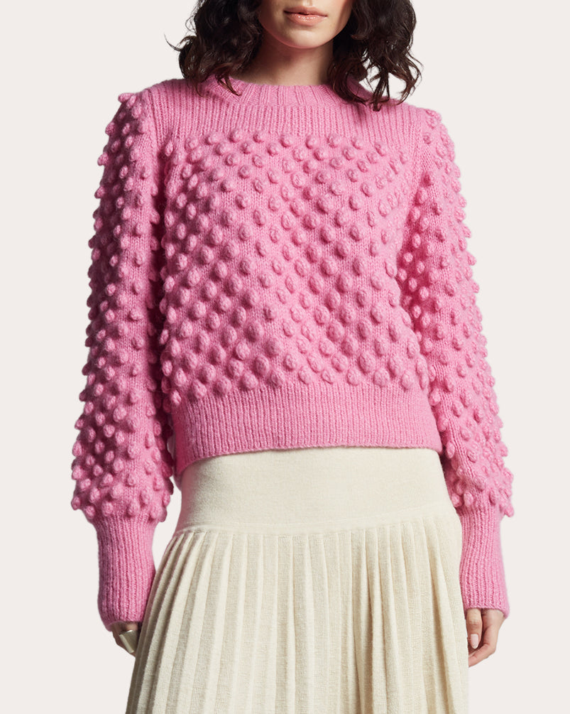 Camila Textured Alpaca-Blend Sweater