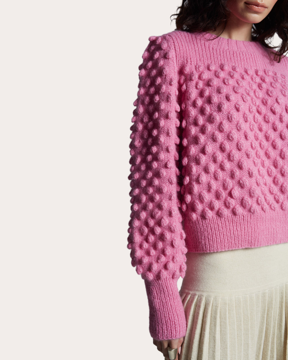 Camila Textured Alpaca-Blend Sweater