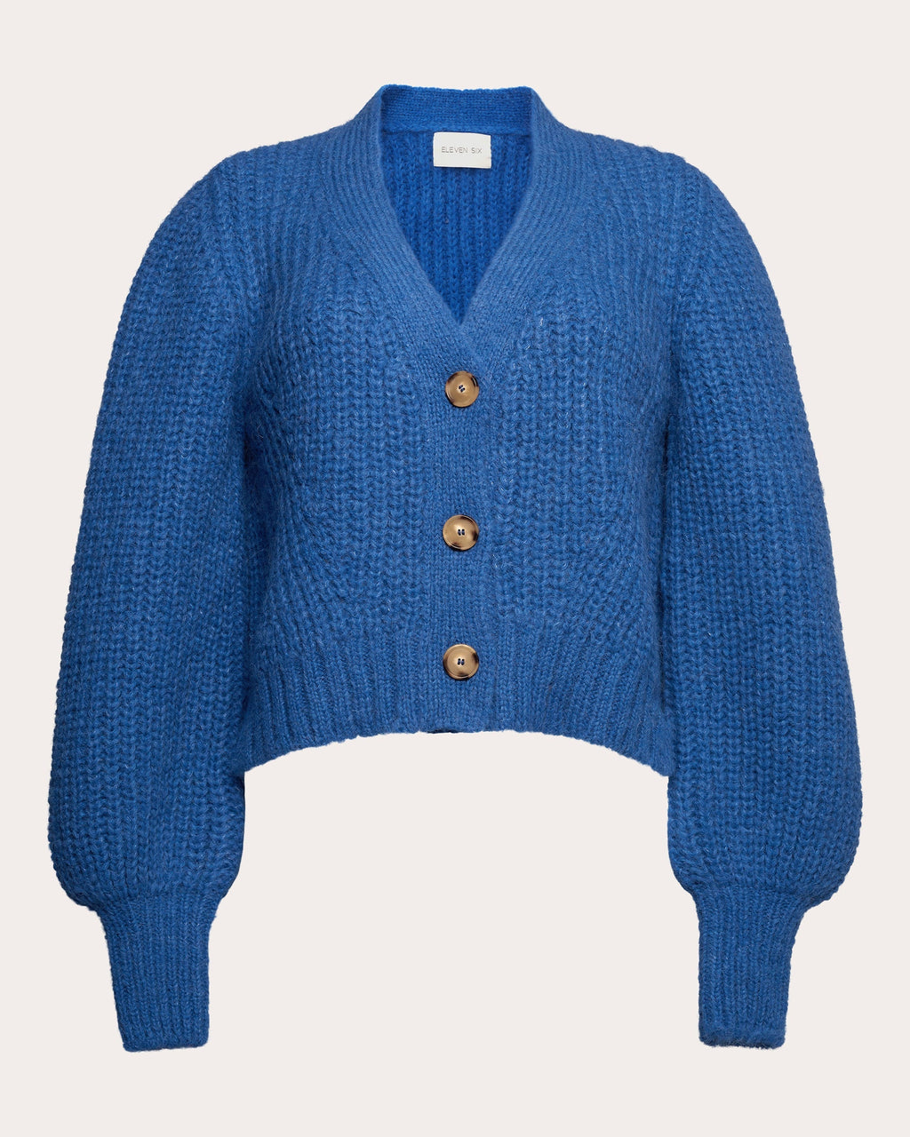 Sara Ribbed Alpaca-Blend Cardigan
