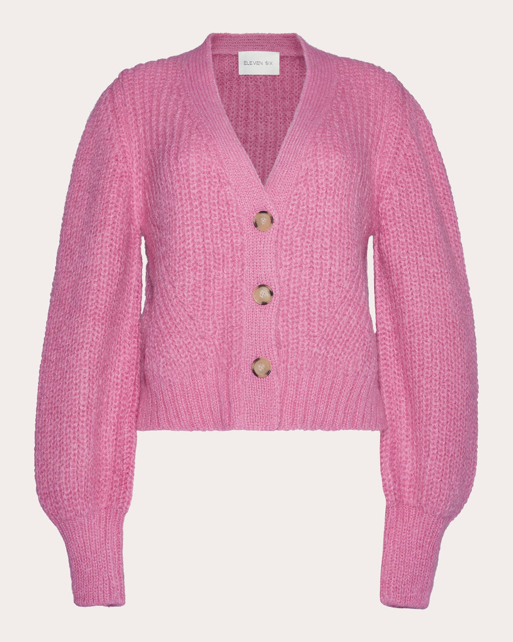 Sara Ribbed Alpaca-Blend Cardigan