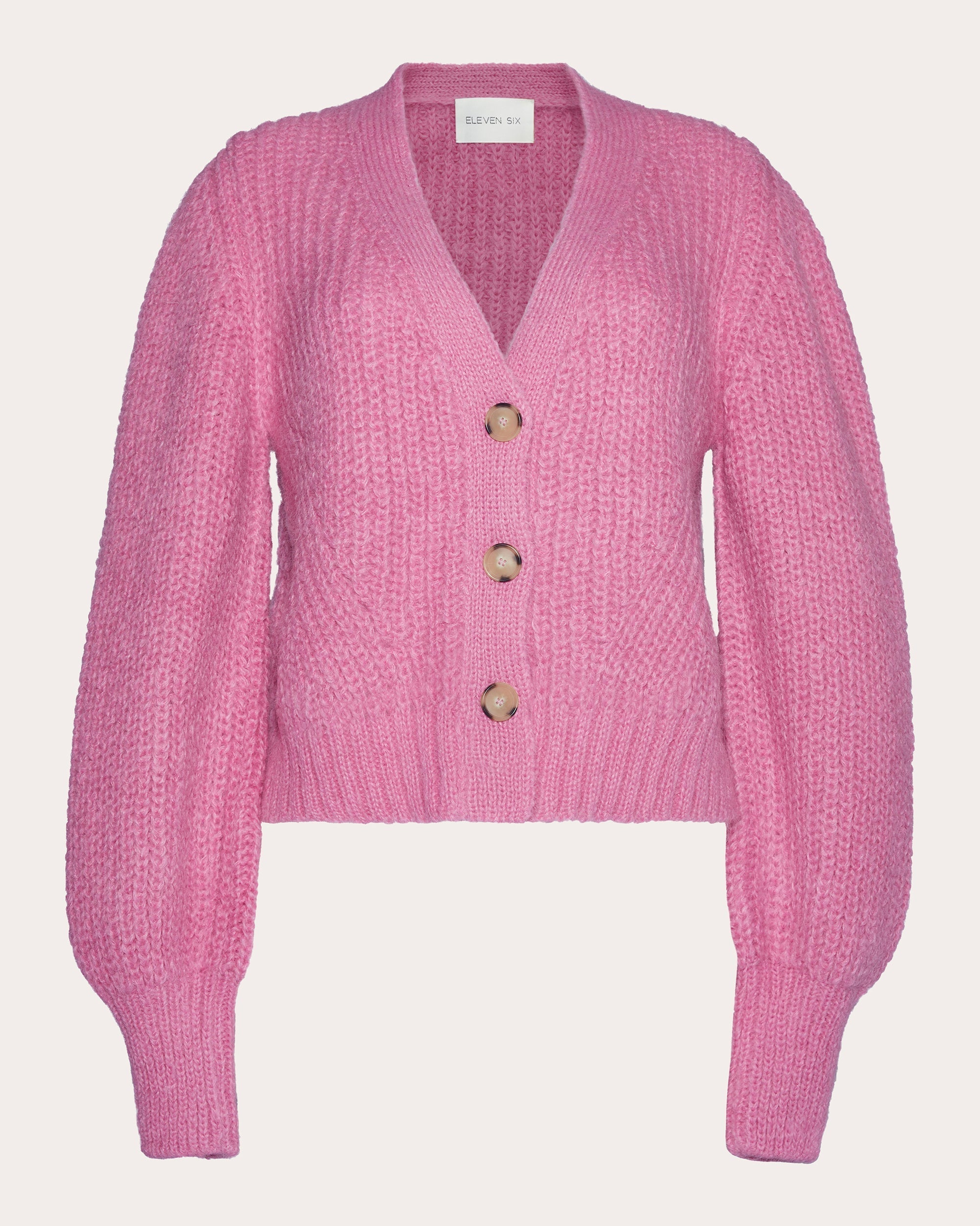 Sara Ribbed Alpaca-Blend Cardigan