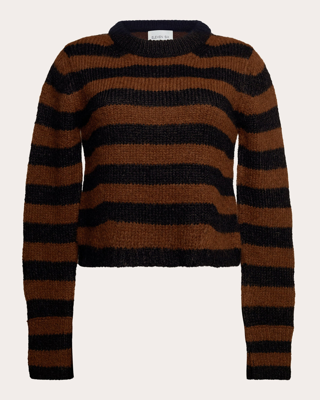 Ava Striped Alpaca-Blend Sweater