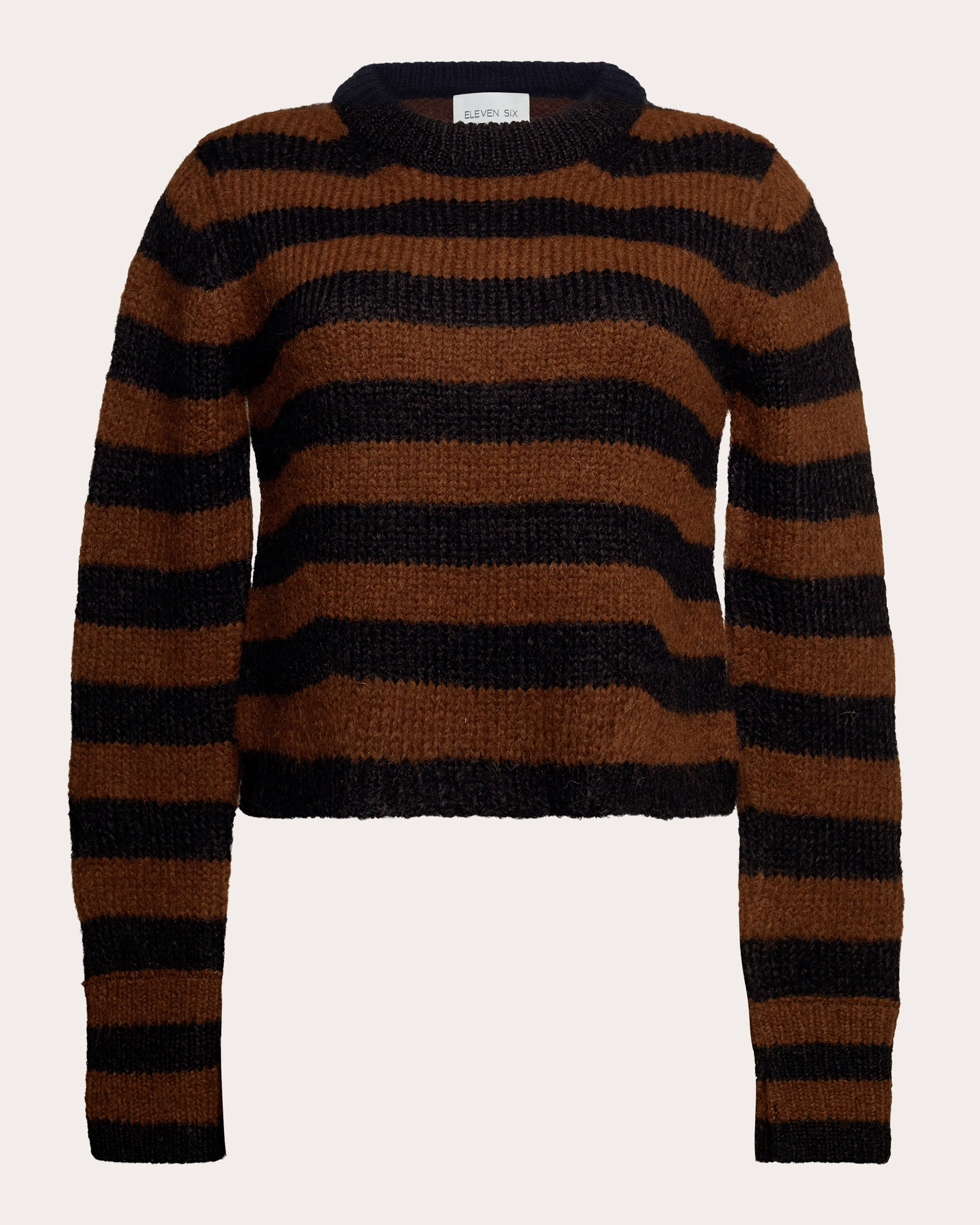 Ava Striped Alpaca-Blend Sweater