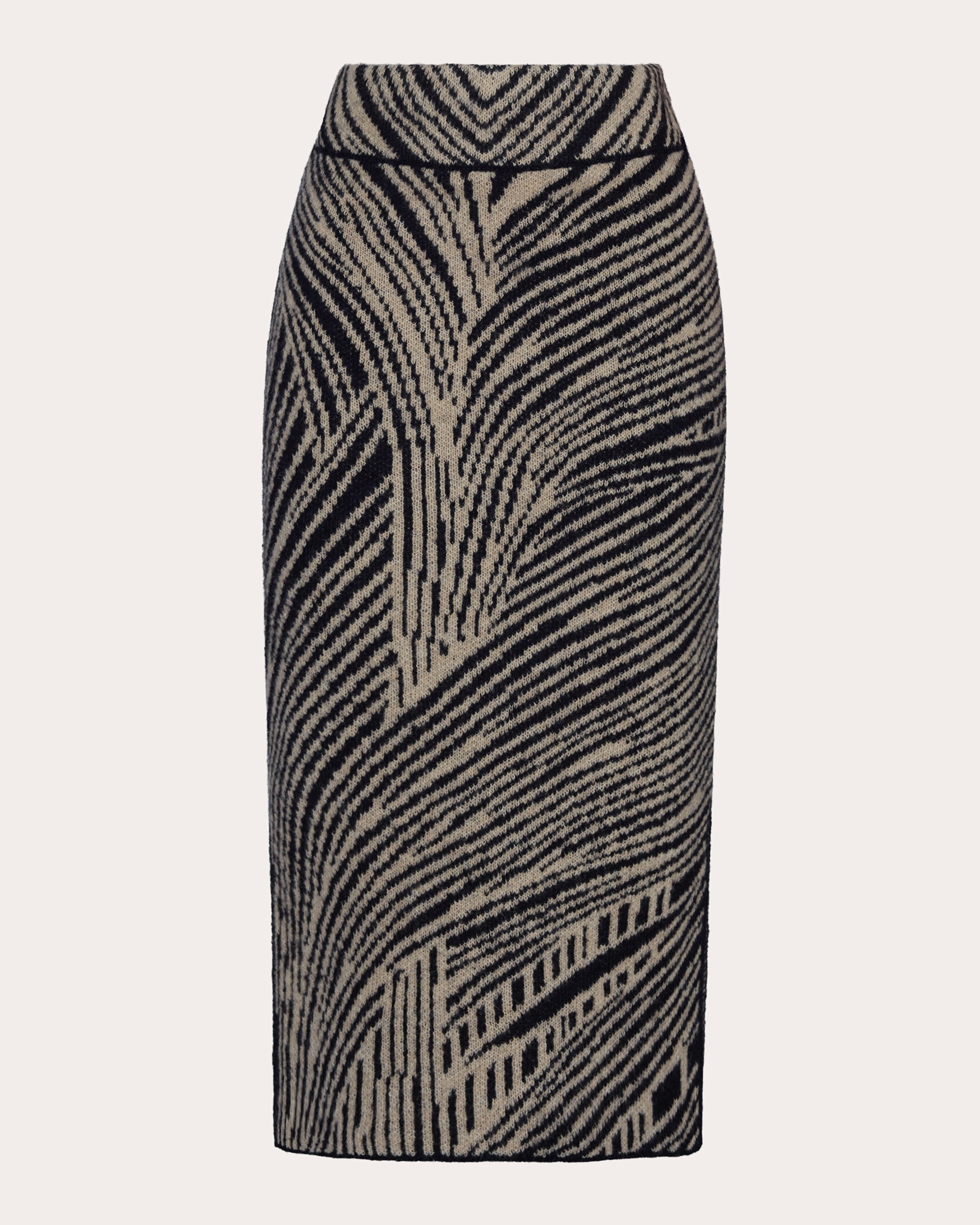 Margo Jacquard-Knit Alpaca-Blend Midi Skirt