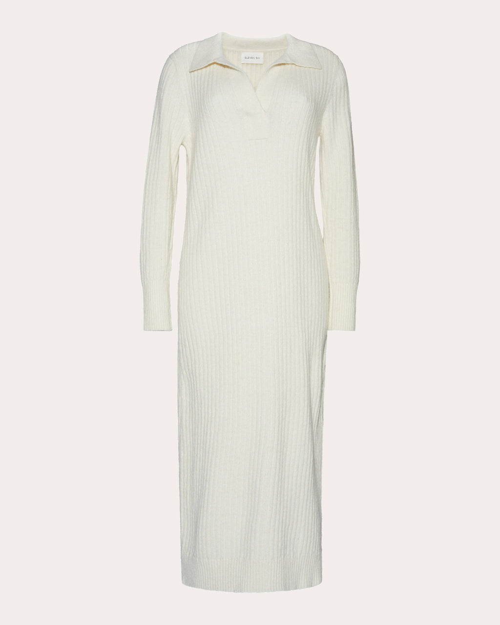 Eden Ribbed Alpaca-Blend Midi Dress
