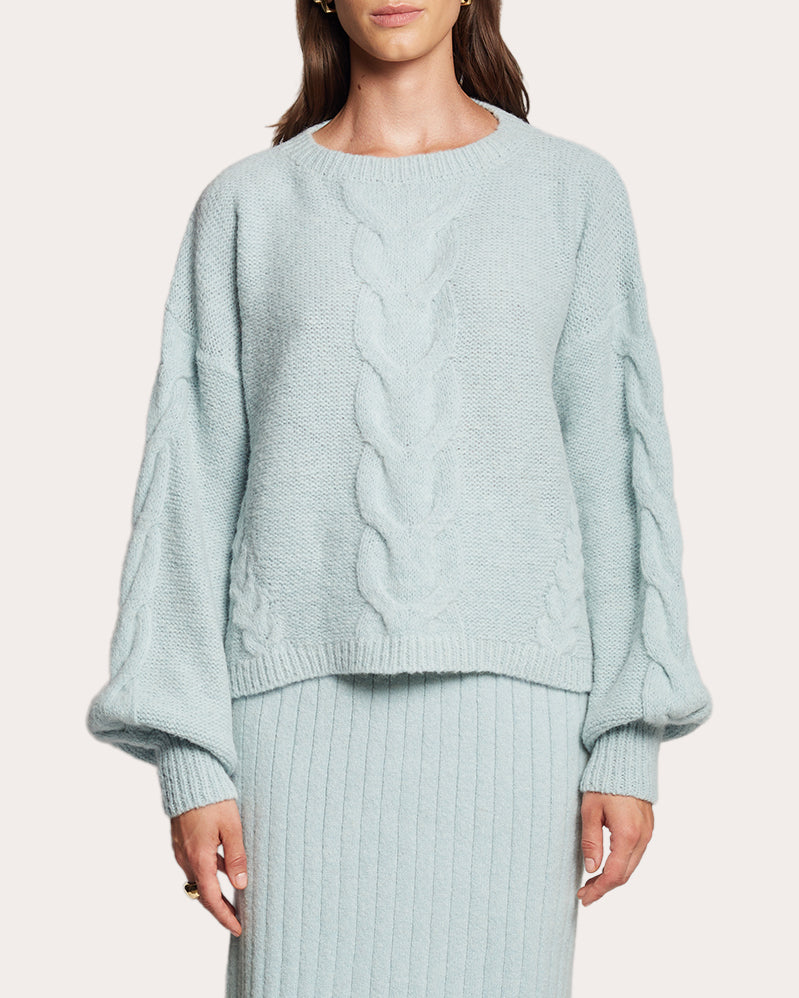 Vaida Cable-Knit Wool-Blend Sweater