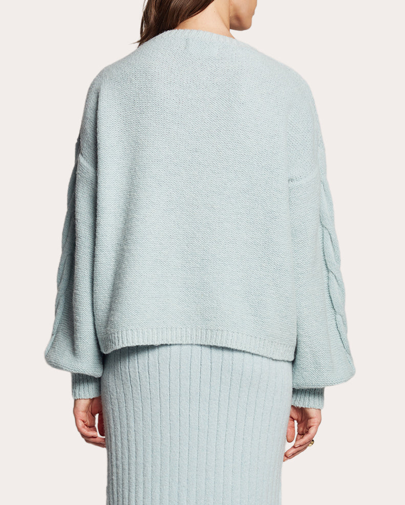 Vaida Cable-Knit Wool-Blend Sweater