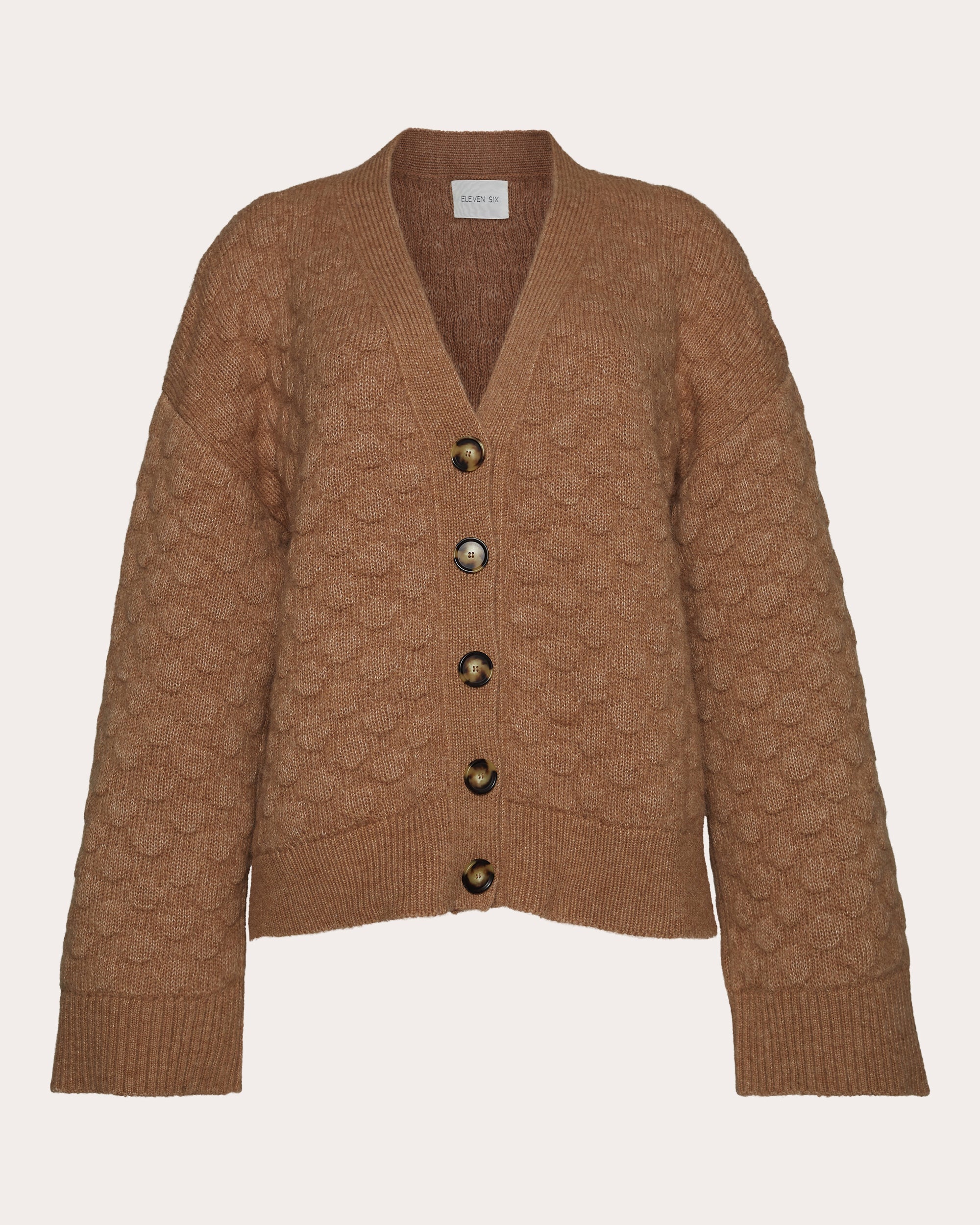 Everly Jacquard-Knit Alpaca-Blend Cardigan