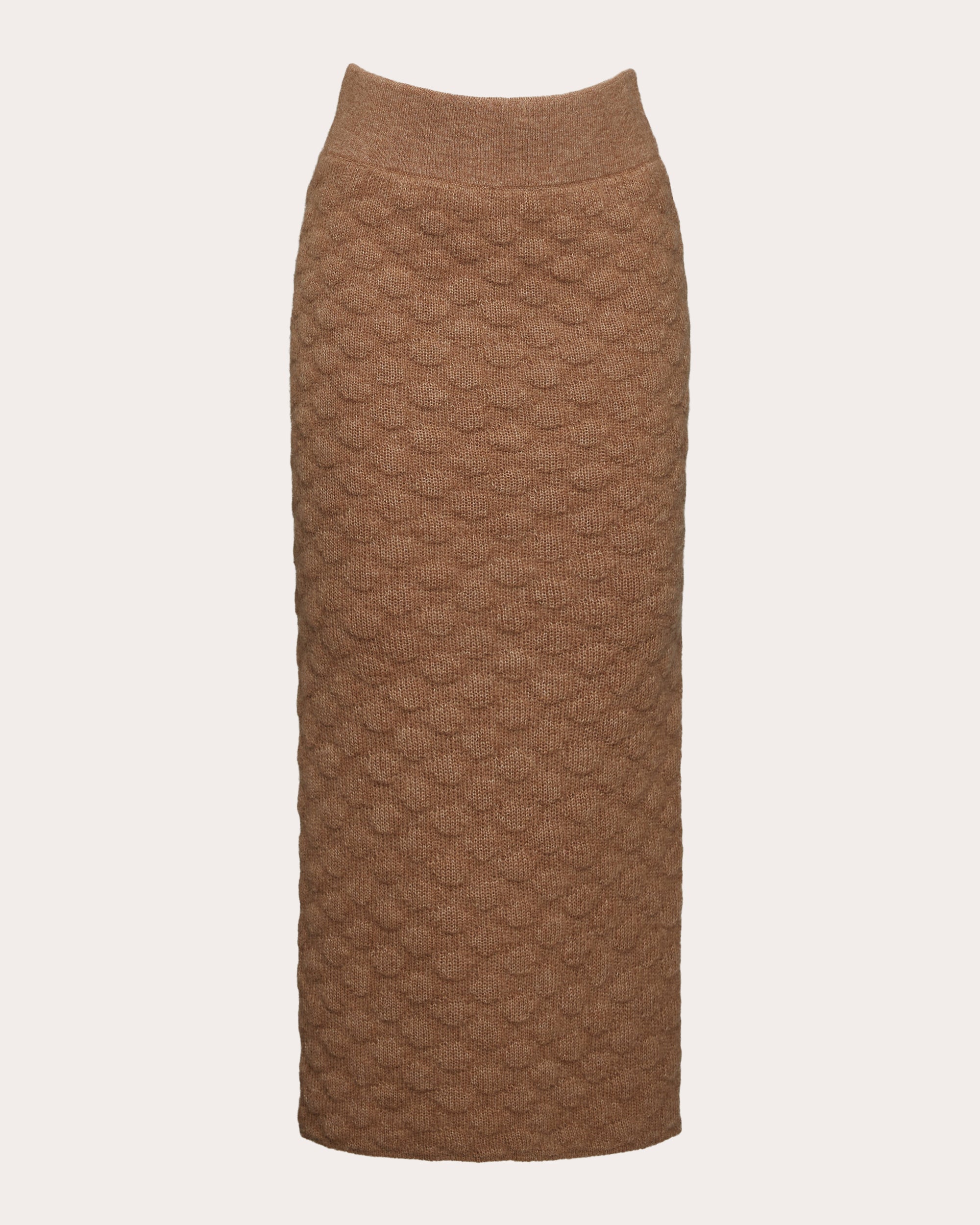Ayde Jacquard-Knit Alpaca-Blend Midi Skirt