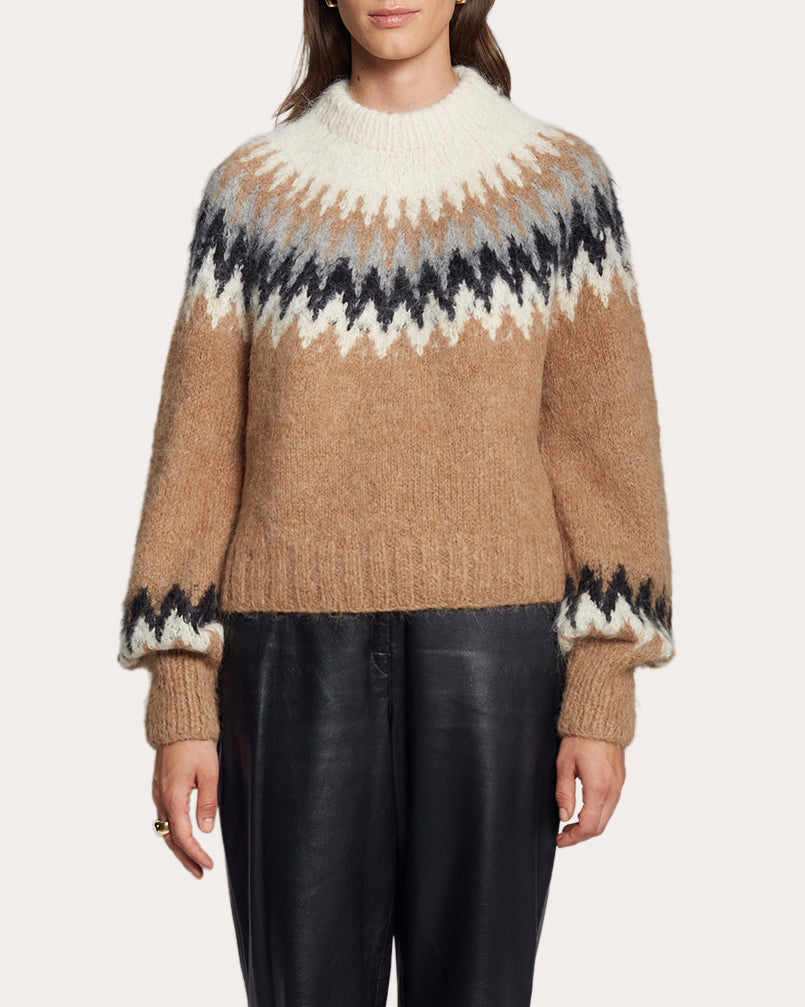 Harper Fair-Isle Alpaca-Blend Sweater