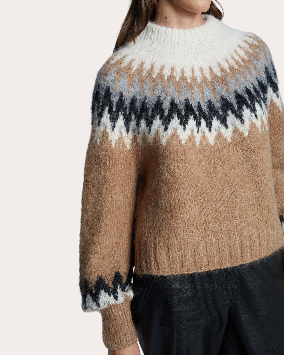 Harper Fair-Isle Alpaca-Blend Sweater
