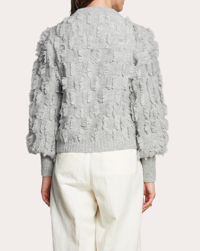 Hally Fringed Alpaca-Blend Sweater