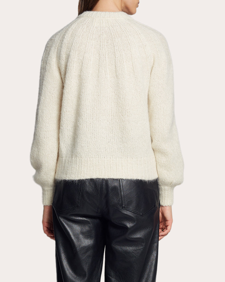 Mila Ribbed Alpaca-Blend Sweater