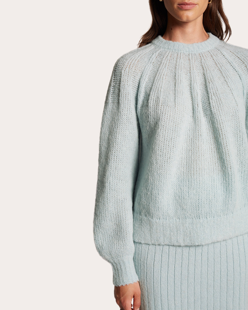 Mila Ribbed Alpaca-Blend Sweater
