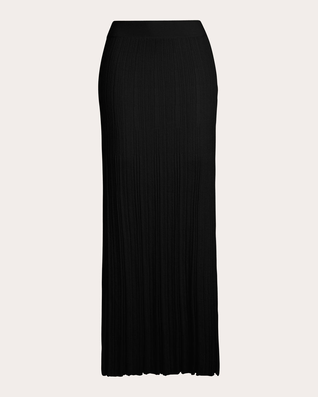 Sally Ribbed Cotton-Blend Midi Skirt