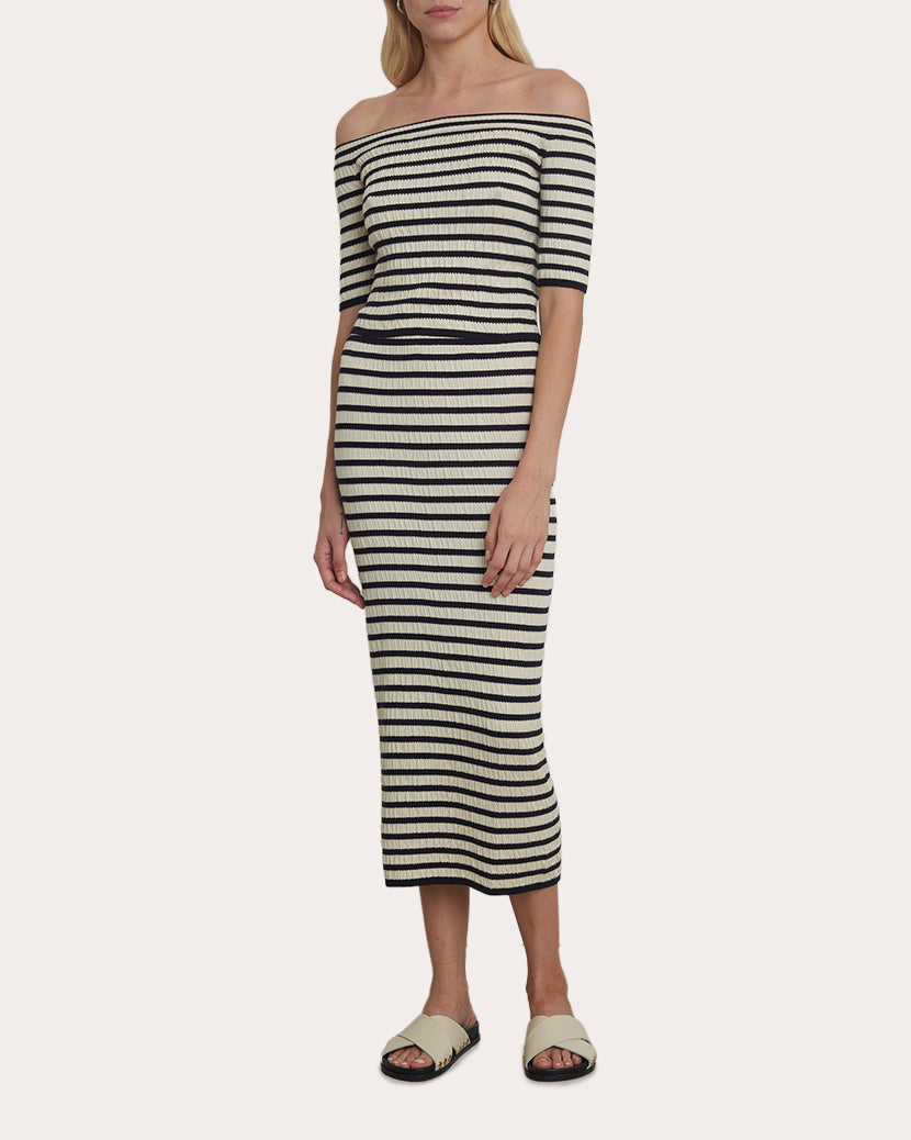Carrie Stripe Tube Skirt