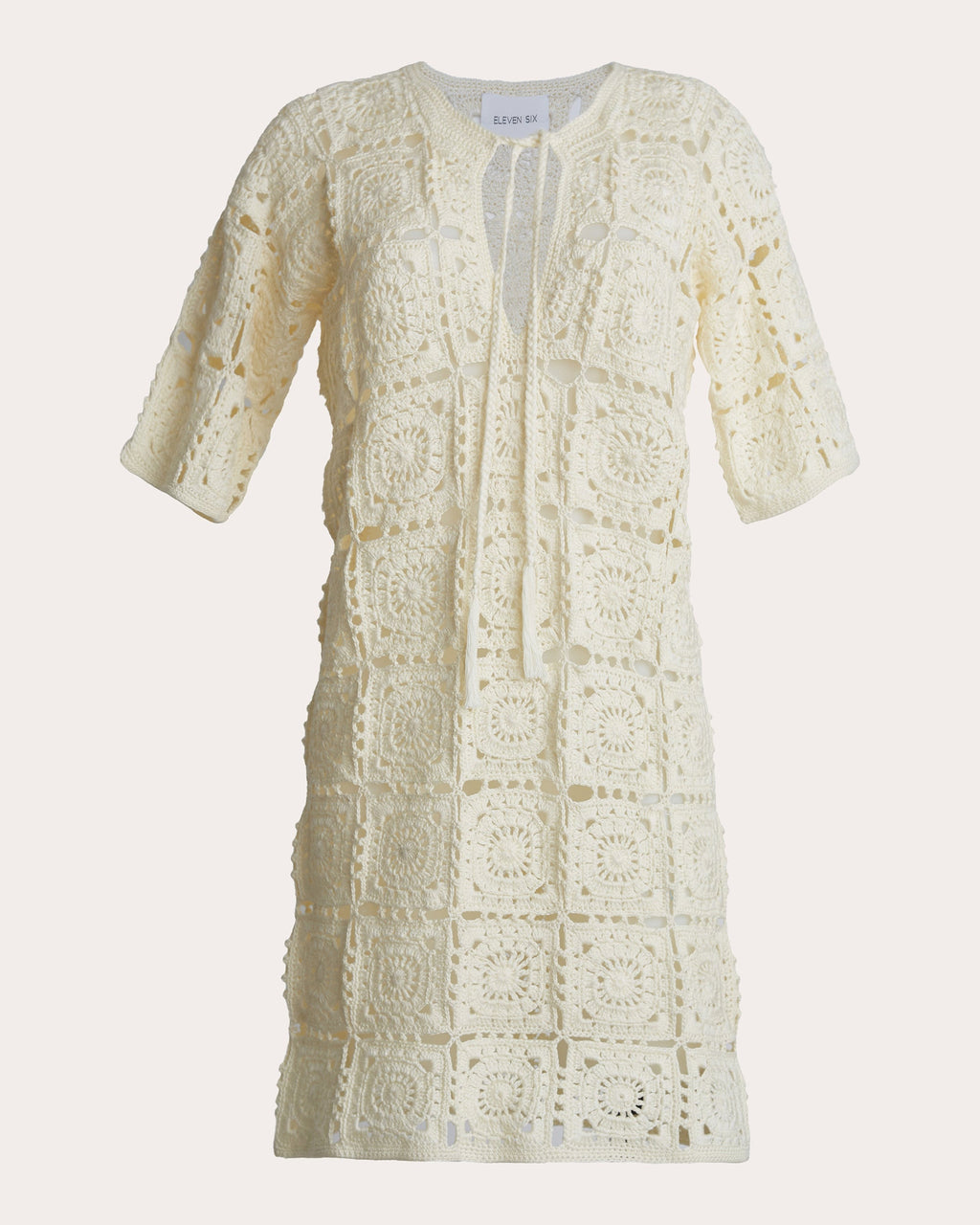 Elana Crocheted Tunic Dress